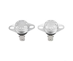 Fusible Thermostat pour séchoir pour samsung 2pcs Haute Température | Acier inoxydable, compatible pour samsung, surchauffe, remplacement direct, lot de 2 pièces