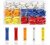 Fusible Torpille, 200 Pcs Torpedo de Voiture Fusible pour Voiture Classique Voiture Moto, Fusible Torpille pour Voiture avec Boîte de Rangement et Fusibles de Voiture Continentaux (5A/8A/10A/16A/25A)