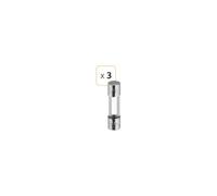 Lot de 3 fusibles verre 0.5 A, 5 x 20 mm G