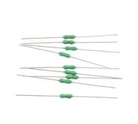 Fusible Vert Plomb Axial 2.4x7mm, 125/250V, 2.4X7, 63mA, 125mA, 250mA, 1A, 2A, 3A, 4A, 5A, 7A, 8A, 10A, Résistance PICO À Soufflage Rapide(10PCS,6.3A)