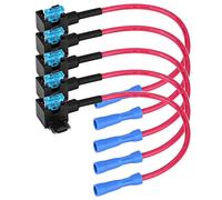 Fusible Voiture, Adaptateur Universel, Kit Fusible, Design Mini, Support Circuit Automatique, Paquet 5 Fusibles 15A, pour Véhicules, Utilisation Diversifiée