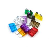 Fusibles 10 pièces fusible de voiture moyen 15A lame camion for mi automobile fusibles Auto couleur bleue