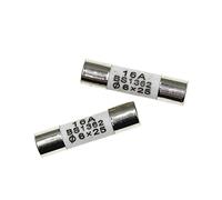 Fusibles 100PCS 625mm Fusible en céramique 625 Tube d'assurance en céramique 6x25MM 0.5A 1A 2A 3A 5A 6A 7A 8A 10A 15A 20A 25A 250V RO57 Fusible BS1362 Câblage de protection (Color : 100pcs 8a)