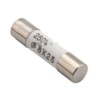 Fusibles 10PCS 625mm Tube Fusible en Céramique, 250V 0.5A 1A 2A 3A 4A 5A 6A 8A 10A 13A 15A 16A 20A 25A 30A Câblage de protection (Size : 10A)