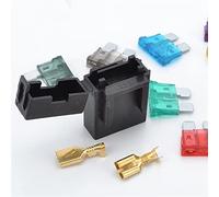 Fusibles 10PCS ATC Porte-fusible 12V 24V Power Blade Câblage de protection (Color : 3a)