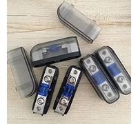 Fusibles 5 pièces/lot voiture Audio nickelé AFS Mini bloc de fusibles ANL avec fusible 20A 30A 40A 50A 60A 80A 100A 125A fusibles Câblage de protection (Size : With 5pcs 80A fuse)
