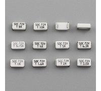 fusibles 5 pièces Micro SMD SMT 1206 Fusible 11CT T 1A 1.6A 2A 2.5A 3.15A 4A 5A 6.3A 8A 10A 72V DC Coup lent 3216 Fusibles à montage en surface Câblage de protection (Size : 6.3A)