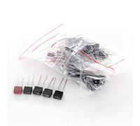 Fusibles 50PCS Kit de Fusibles Carrés Rectangle De Protection Coup Lent T1A T3.15A T4A T5A T6.3A 250V SS-5 2Pin Assortiment Kit 5 Sortes Chaque 10PCS Câblage de protection