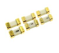 Fusibles 5pcs Fusibles ultra-rapides dorés, 1808 125V 250V AC 0451 Fusible rapide SMD 0,5A 0,75A 1A 2A 3A 4A 5A 6,3A 8A 10A 12A 15A 500MA 750MA 0451 Câblage de protection (Color : 10a 1808, Size : O