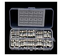 Fusibles 72/100 pièces ensemble de fusibles en verre à soufflage rapide 5x20mm/6x30mm Kit de fusibles en verre à soufflage rapide 250V 0.2A-30A for fusibles électroniques for appareils ménagers Câblag