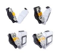 Fusibles 80A 1 Voie/2 Voies/3 Voies/4 Voies, unité de Bloc de Distribution d'énergie, Bus de Terre for systèmes sonores vidéo de Voiture, Gestion de l'alimentation(2 Way)