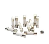 Fusibles à Tube à soufflage rapide, 5x20mm, 6x30mm, 250V, 0,5a, 1A, 2A, 3A, 4A, 5A, 6A, 6,3a, 8A, 10A, 15A, 20A, 25A, 30A, AMP, 10 pièces/lot(25A,6X30mm)