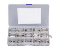Fusibles à Tube En Verre, 150 Pièces 6x30mm 5x20mm 0,5-30a Fusibles En Verre Kit Assorti De Fusibles à Tube En Alliage, Remplacer Pour les Appareils Ménagers De Voiture