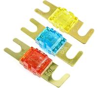 Fusibles ANL Plaqué Or Goujon Voiture Mini Stéréo Audio AFS Fusible 20A 30A 40A 50A 60A 70A 80A 100A 125A 150A 175A 200A fusibles(5pcs,70A)