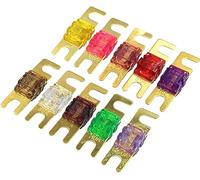 Fusibles ANL Plaqué Or Goujon Voiture Mini Stéréo Audio AFS Fusible 20A 30A 40A 50A 60A 70A 80A 100A 125A 150A 175A 200A fusibles(150A)