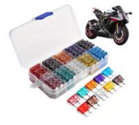 Fusibles auto,120 pièces thermorésistantes et sûres - Kit de fusibles auto protecteurs assortis,pour SUV, camion, camping-car, bateau, moto, entretien et réparation, voyage, road trip