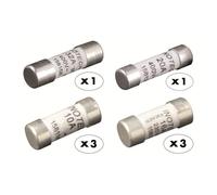 Zenitech Fusibles Lot de 8 3x10A 3x16A 1x20A 1x32A avec voyant NF