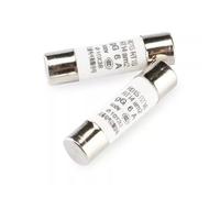 Fusibles céramiques à fusion rapide 10 x 38 mm, 100 pièces, 380 V, 500 V, 0,5 A, 1 A, 2 A, 3 A, 4 A, 5 A, 6 A, 8 A, 10 A, 16 A, 20 A, 25 A, 32 A, 40 A, RO15, RT18, RT14(25 V)