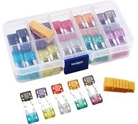 Fusibles de la voiture 100 pc/boîte 2A 3A 5A 7. 10A 15A 20A 25A 30A 35A AMP avec Clip Box Assortiment Auto Blade Type Fuse Truck(Mini Fuse With Box)