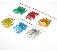 Fusibles de voiture 60pcs 5A 10A 15A 20A 25A 30A AMP Mini micro-lame auto kit sécurité la lame du support d'assortiment