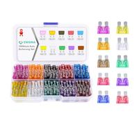 Fusibles de Voiture, Moyenne Fusible Voiture 100pcs Set Spécifications 3A 5A 7.5A 10A 15A 20A 25A 30A 35A 40A pour Voiture/RV/Camion/Moto