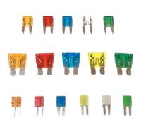 Fusibles de voiture moyens M2, Type de lame automobile, 1a 2a 3a 5a 7,5a 10a 15a 20a 25a 30a 35a 40a 50a, 100 à 10 pièces(35A,100PCS,Small)