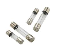 Fusibles en Tube de verre à soufflage rapide, 5x20mm, 6x30mm, 10 pièces/lot, 5x20 6x30mm, 250V, 0.5 1 2 3 4 5 6 8 10 15 20 25 30 A AMP(25A,10PCS 6x30mm)