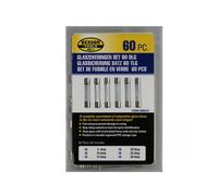 Fusibles en verre 60pcs. 5-30A Assortiment de fusibles automobiles Fusibles fins