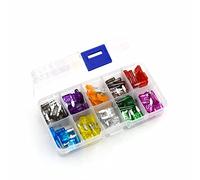 Fusibles Petit kit de fusibles 100PCS Auto Automobile Voiture Bateau Camion Lame Fusible Boîte Assortiment Ensemble, 2A 3A 5A 7. 10A 15A 20A 25A 30A 35A