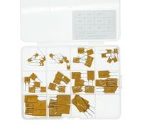 Fusibles réarmables enfichables HUABAN 16V, 55 pièces, 11 types, 0.5A à 10A, DIN 49519