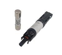 Fusibles solaires, 1000 V PV Panneau Solaire Porte-Fusible en Ligne Connecteur à Diode IP67 Étanche et Anti-Poussière pour Système Photovoltaïque (20A)