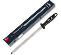Fusil à Aiguiser Diamant 30cm, Aiguiseur de couteaux diamanté, Tige d'affûtage pour couteaux, pour aiguiser les couteaux de cuisine, les de cuisson, les de boucher, les lames de