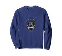 Fusil à Bagages Professionnel TSA Humour Airport Security Sweatshirt, Unisexe pour Adultes, Bleu Marine, XXL