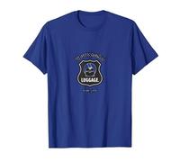 Fusil à Bagages Professionnel TSA Humour Airport Security T-Shirt, Homme, Bleu Royal, S