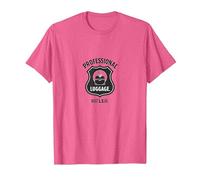 Fusil à Bagages Professionnel TSA Humour Airport Security T-Shirt, Homme, Rose chiné, S