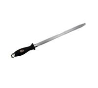 Fusil Aiguiseur De Couteau Lame Inox Diamant Mèche Ovale 28cm