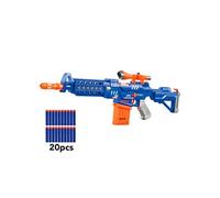 Fusil d'assaut à fléchettes en mousse - Modèle Platoon Bleu