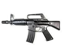 Fusil d'assaut Commando m-136 8 Coups en Metal et Plastique Noir - Set Jeu Imitation Enfant et Carte Tigre