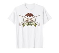Fusil de chasse professionnel avec carabines croisées T-Shirt
