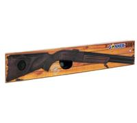 Fusil jouet avec visière cowboy brun