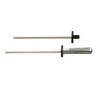 Fusil professionnel à aiguiser global G45. Mèche céramique ronde. L 240 mm. G