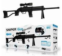 Fusil Sniper noir Bigben nintendo Wii Wii U compatible avec tous les jeux de tir