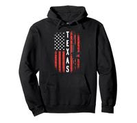 Fusil Texas Vertical USA Flag - 2A Patriot Gun Pride USA Sweat à Capuche