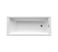 Fusion 150 x 70 cm Baignoire gain de place en acrylique, sans pieds, blanc (SIKOVR150)