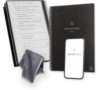 Fusion Agenda Non Daté Réutilisable, Taille Executive 15cm X 22,4cm, Noir - Objectifs, Calendrier Mensuel Et Hebdomadaire, « To-Do Lists » Quotidiennes, Pages Lignées Et Pointillées