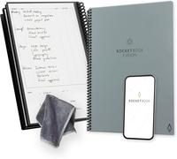 Fusion Agenda Non Daté Réutilisable, Taille Letter 21cm X 29,7cm, Gris - Objectifs, Calendrier Mensuel Et Hebdomadaire, « To-Do Lists » Quotidiennes, Pages Lignées Et Pointillées