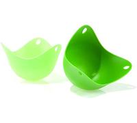 Fusion Brands Poachpod Pocheuse à oeuf Silicone Vert Lot de 2