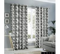 Fusion Capella Housse de Coussin 100% Coton Gris 43 x 43 cm, Gris, 66" Width x 90" Drop (168 x 229cm)