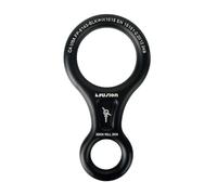 Fusion Climb Aluminium Figure 8 Descender Gréements Plate Noir Heavy Duty