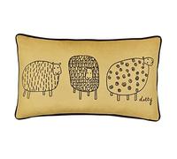 Fusion - Coussin Garni à Pois - 28 x 48 cm Ocre